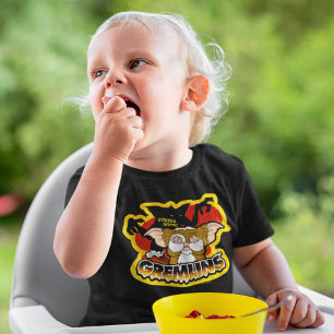 Gremlins   Stripe Scaring Gizmo Baby T-Shirt