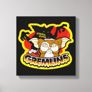 Gremlins   Stripe Scaring Gizmo Canvas Print