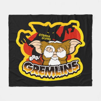 Gremlins | Stripe Scaring Gizmo Fleece Blanket