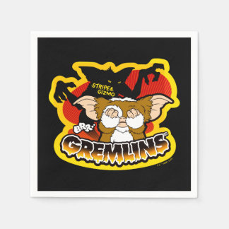 Gremlins | Stripe Scaring Gizmo Napkin