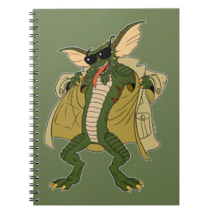 Gremlins   Stripe Trench Coat Flash Notebook