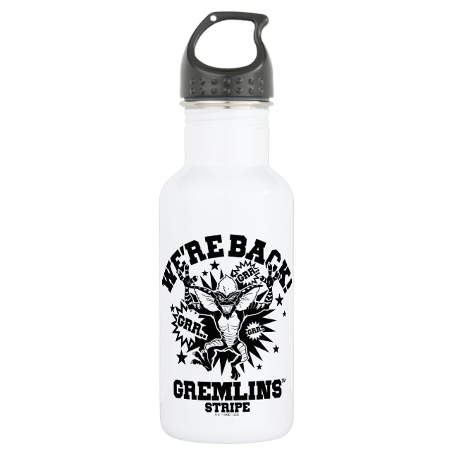 Gremlins | Stripe We're Back 532 Ml Water Bottle (Front)