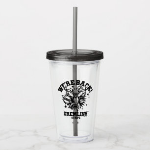 Gremlins   Stripe We're Back Acrylic Tumbler