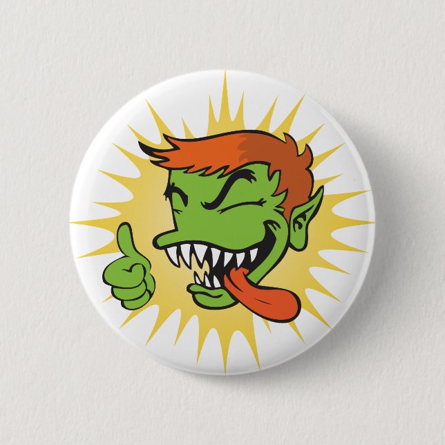 Gremmie Button - White (Front)