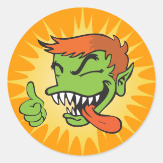 Gremmie Logo Sticker - Orange