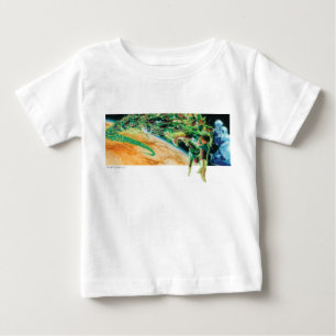 Gren Lanterns Flying in Space Baby T-Shirt