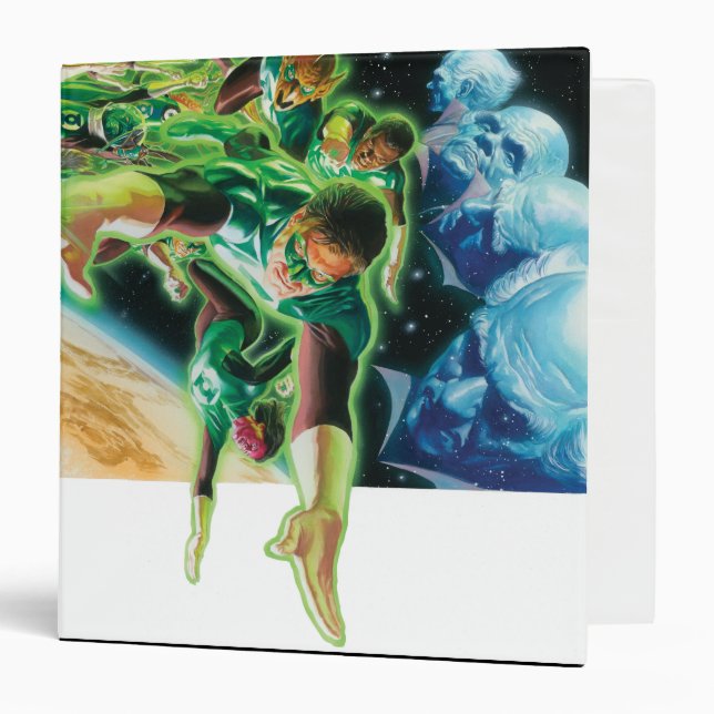 Gren Lanterns Flying in Space Binder (Front/Inside)