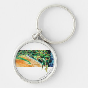 Gren Lanterns Flying in Space Keychain