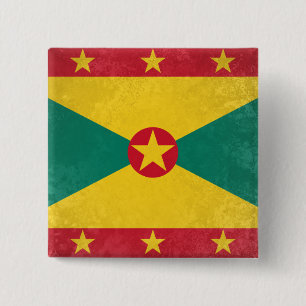 Grenada 2 Inch Square Button