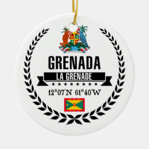 Grenada Ceramic Ornament