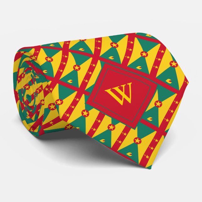 GRENADA Christian Scripture J3:16 Monogram Tie (Rolled)