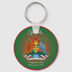 Grenada Coat of Arms Keychain
