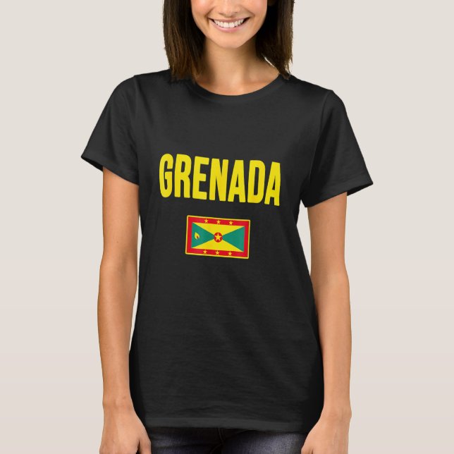 Grenada Flag 1 T-Shirt (Front)