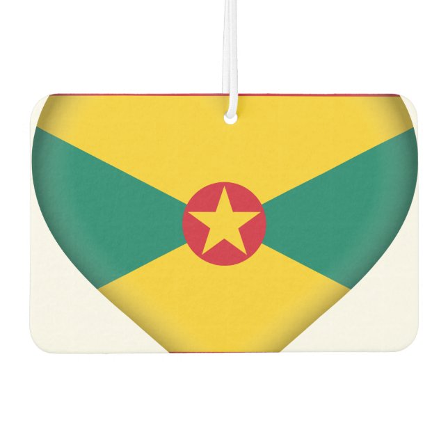 Grenada Flag Air Freshener (Front)