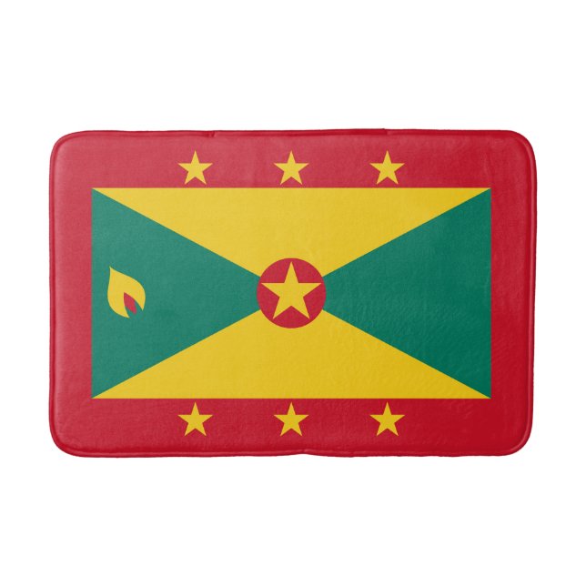 Grenada Flag Bath Mat (Front)