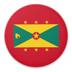 Grenada Flag Ceramic Knob