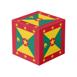 Grenada flag cube