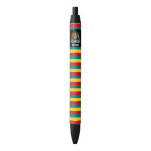 Grenada Flag Cute Patriotic Black Ink Pen