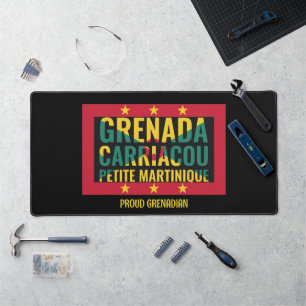 GRENADA Flag Desk Mat