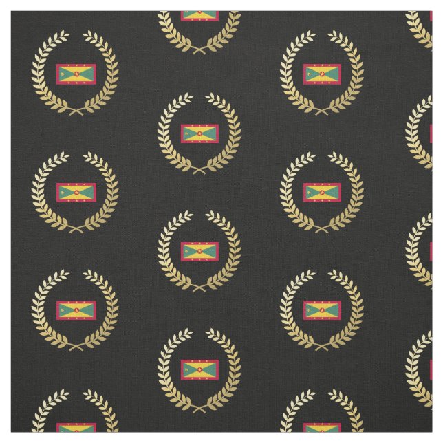 Grenada Flag Fabric (Swatch)