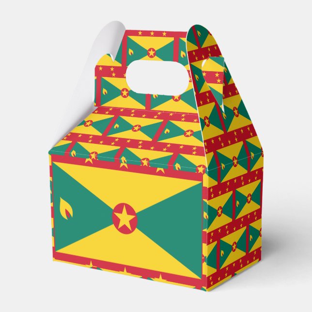 Grenada Flag Favor Box (Back Side)