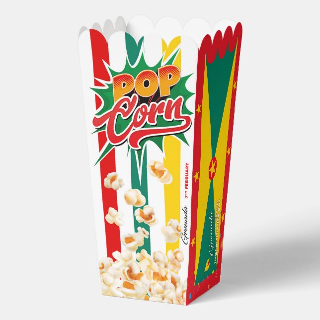 Grenada flag favor box (Back)