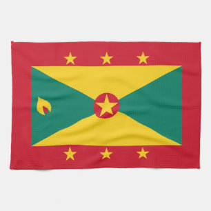 Grenada Flag Kitchen Towel