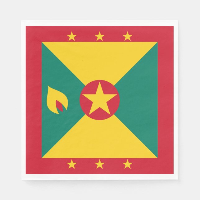 Grenada Flag Napkin (Front)