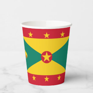 Grenada Flag Paper Cups