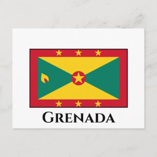 Grenada Flag Postcard