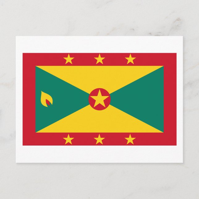 Grenada Flag Postcard (Front)