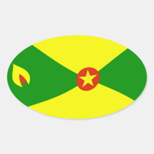 Grenada Flag Sticker
