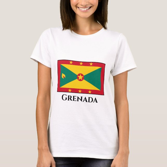 Grenada Flag T-Shirt (Front)