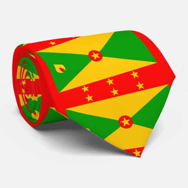 Grenada flag tie (Rolled)