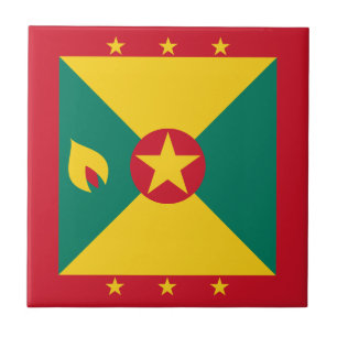 Grenada Flag Tile