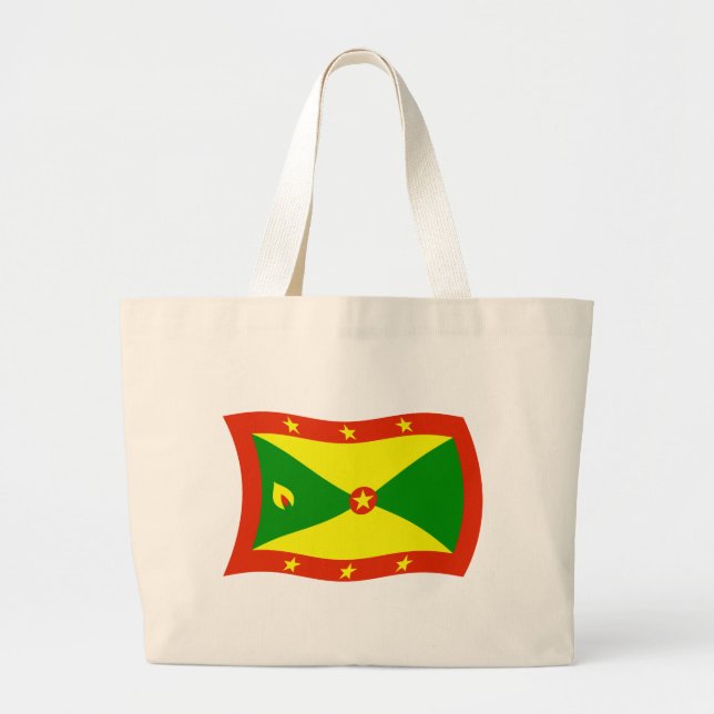 Grenada Flag Tote Bag (Front)