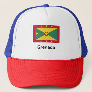 Grenada Flag Trucker Hat