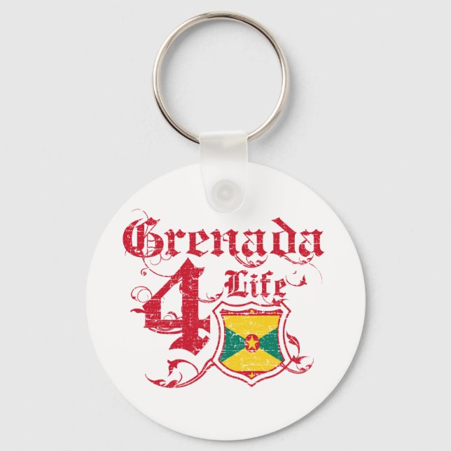 Grenada For Life Keychain (Front)