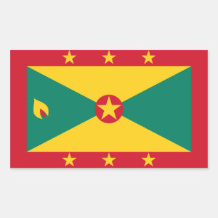 Grenada/Grenadan/Grenadian Flag Sticker