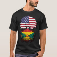 Grenada Grenadian American USA Tree Roots Flag