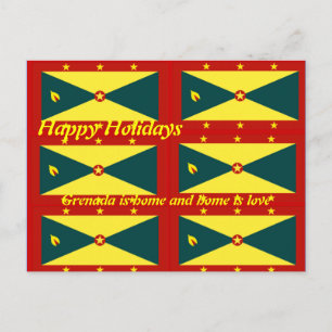 Grenada home is love postcards