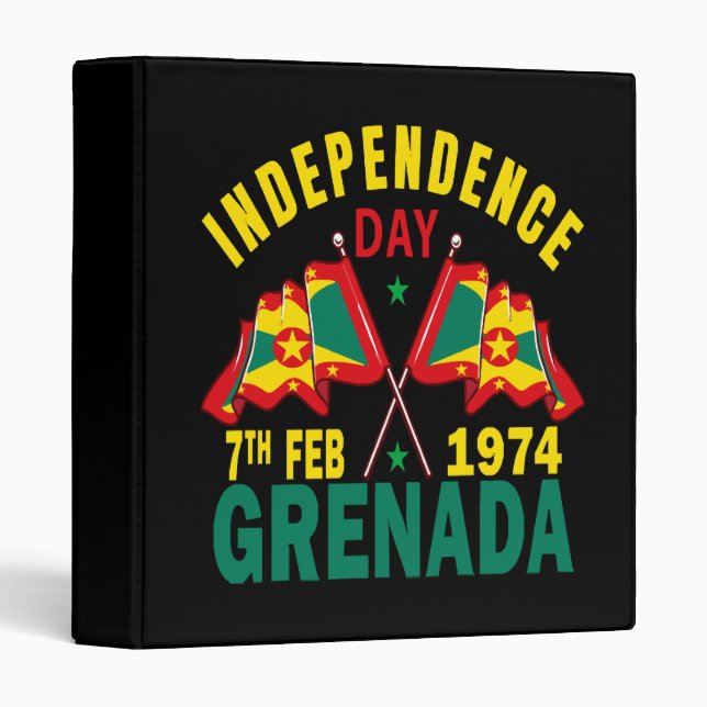 Grenada Independence Day Binder (Front/Spine)