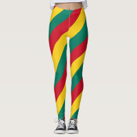 Grenada National Flag Colours Diagonal Striped