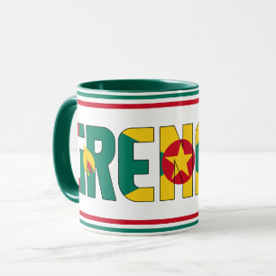 Grenada National Flag Patriotic Coffee Mug