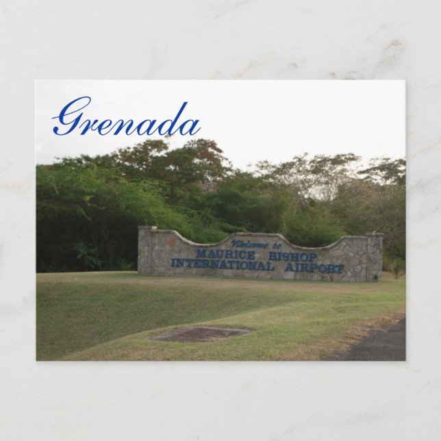 Grenada Postcard-Maurice Bishop International Airp Postcard (Front)