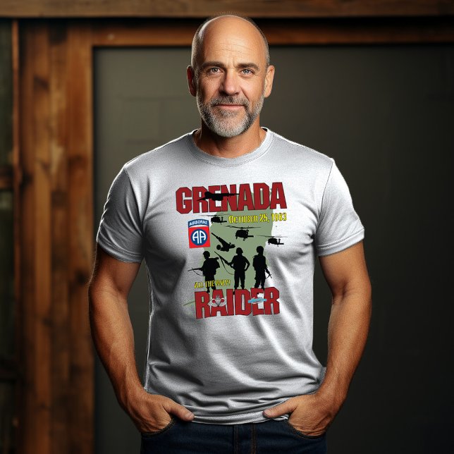 Grenada Raider 82e t-shirt léger ABN (Créateur téléchargé)