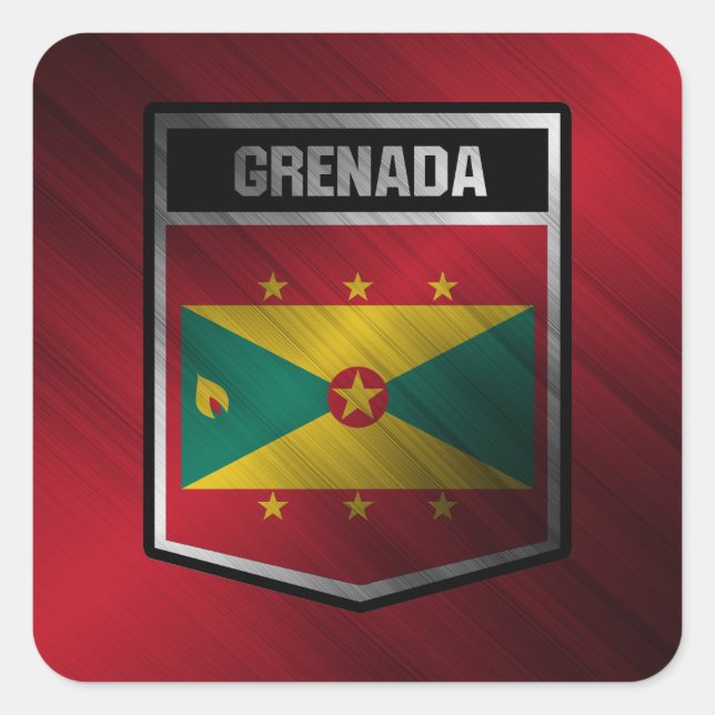 Grenada Square Sticker (Front)