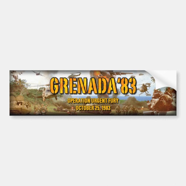 Grenade '83 OUF autocollant pare-chocs (Devant)