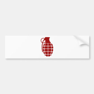 Grenade Bumper Sticker