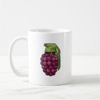 Grenade made of grapes